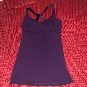 Lululemon Purple Tank Top with Built in Bra, Size XS/S, Used